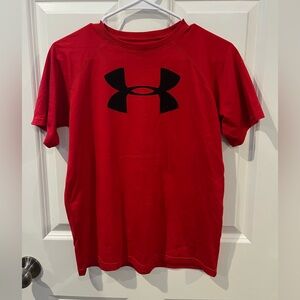YL Red Under Armour Tshirt